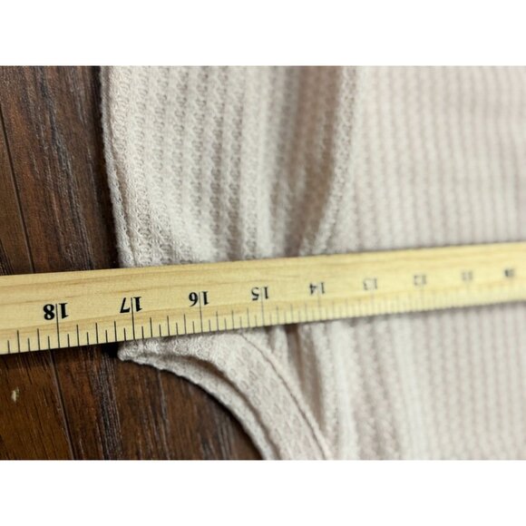 NEW Sarin Mathews Sleeveless Knit Tank Top Nude Waffle Texture Women M Fashion - Picture 8 of 9